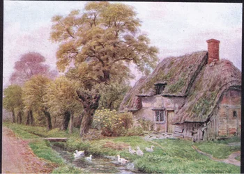 The Brook, Steventon, de The Cottages and the Village Life of Rural England publicado por Dent & Sons Limited, 1912
